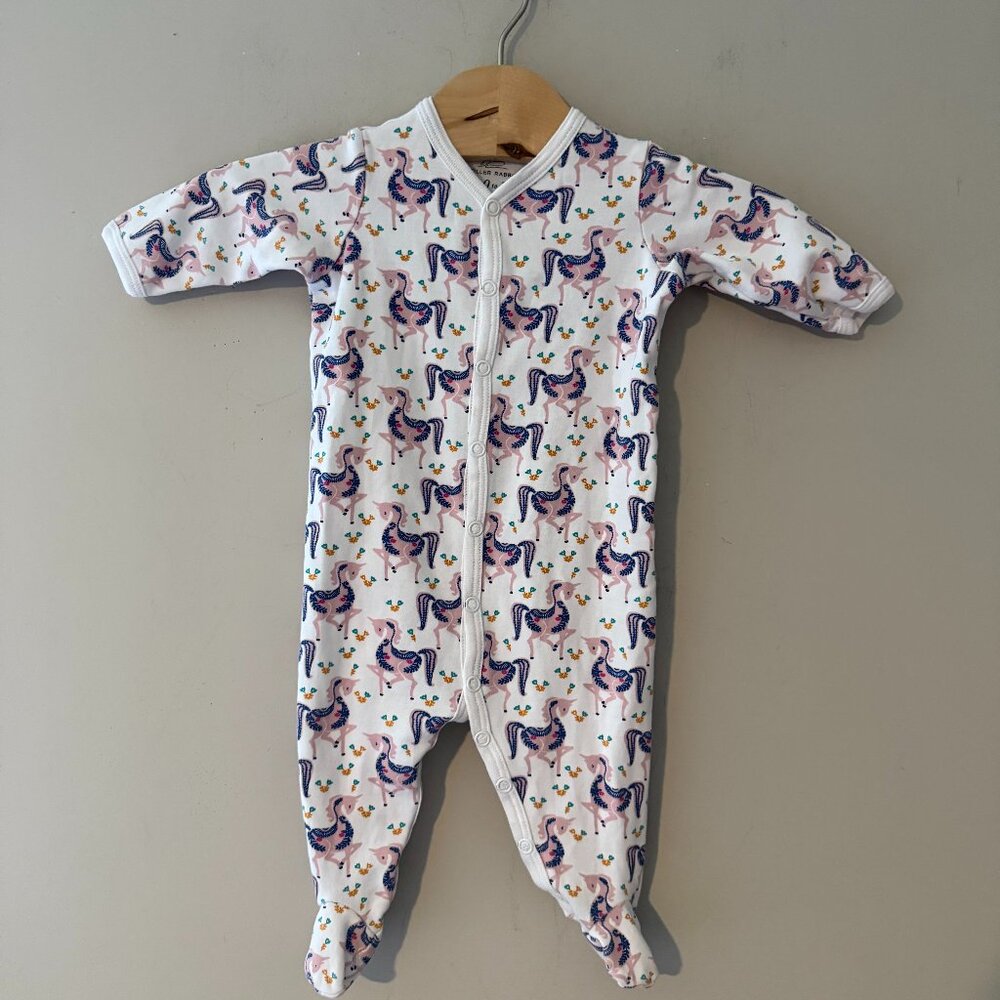 $17 ADD ON Roller‎ Rabbit footie cotton Little Sleepies Caden Lane Baby Gap